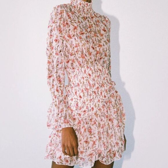 Princess Polly Guetta  Floral Mini Dress in US Size 8 - Picture 1 of 10
